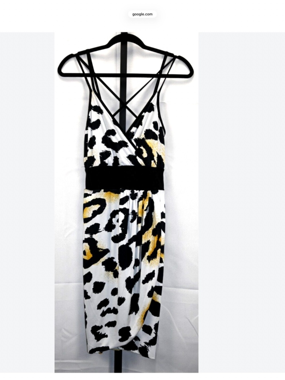 Bebe Faux Wrap Cocktail Dress